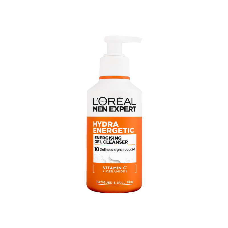 L'Oréal Paris Men Expert Hydra Energetic Energising Gel Pump Cleanser 260ml - Image 1