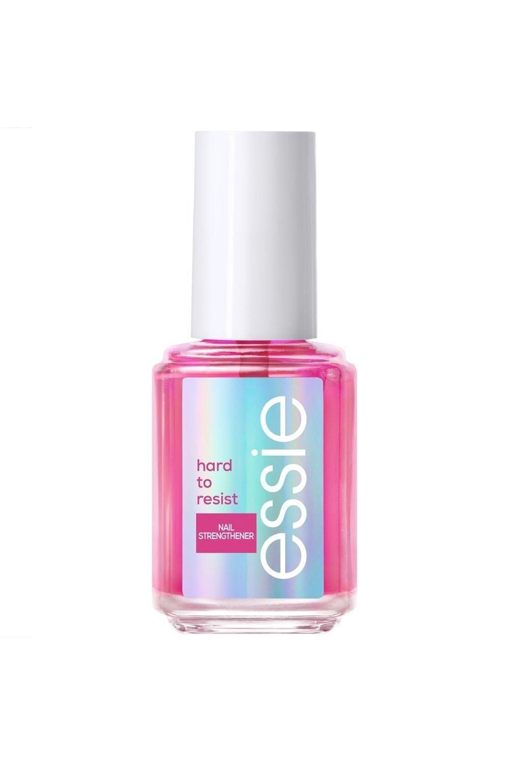 Essie Nail Care Hard To Resist Nail Strengthener in Pink Tint | Size: 13.5ml - Image 1