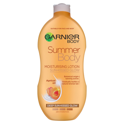 Garnier Summer Body Moisturising Lotion 400ml - Gold - Thumbnail 2