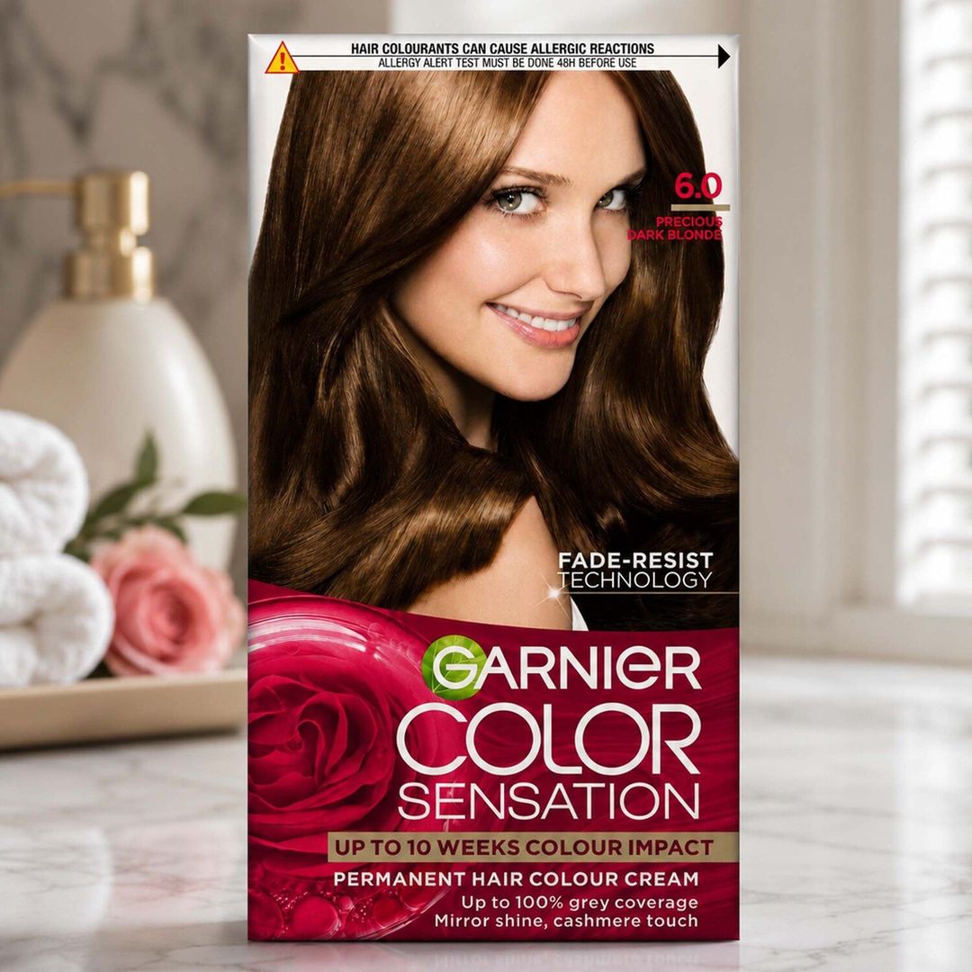 Garnier Color Sensation 6.0 Precious Dark Blonde - White - Image 1