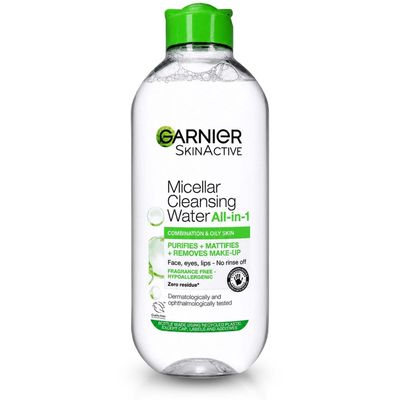 Garnier SkinActive Micellar Cleansing Water Combination Skin 400ml - White - Thumbnail 2