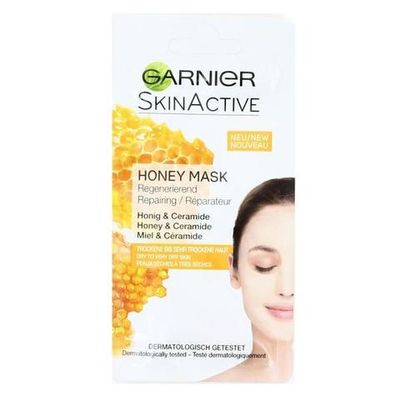 Garnier Skinactive Repairing Honey Face Mask 8ml - White - Thumbnail 2