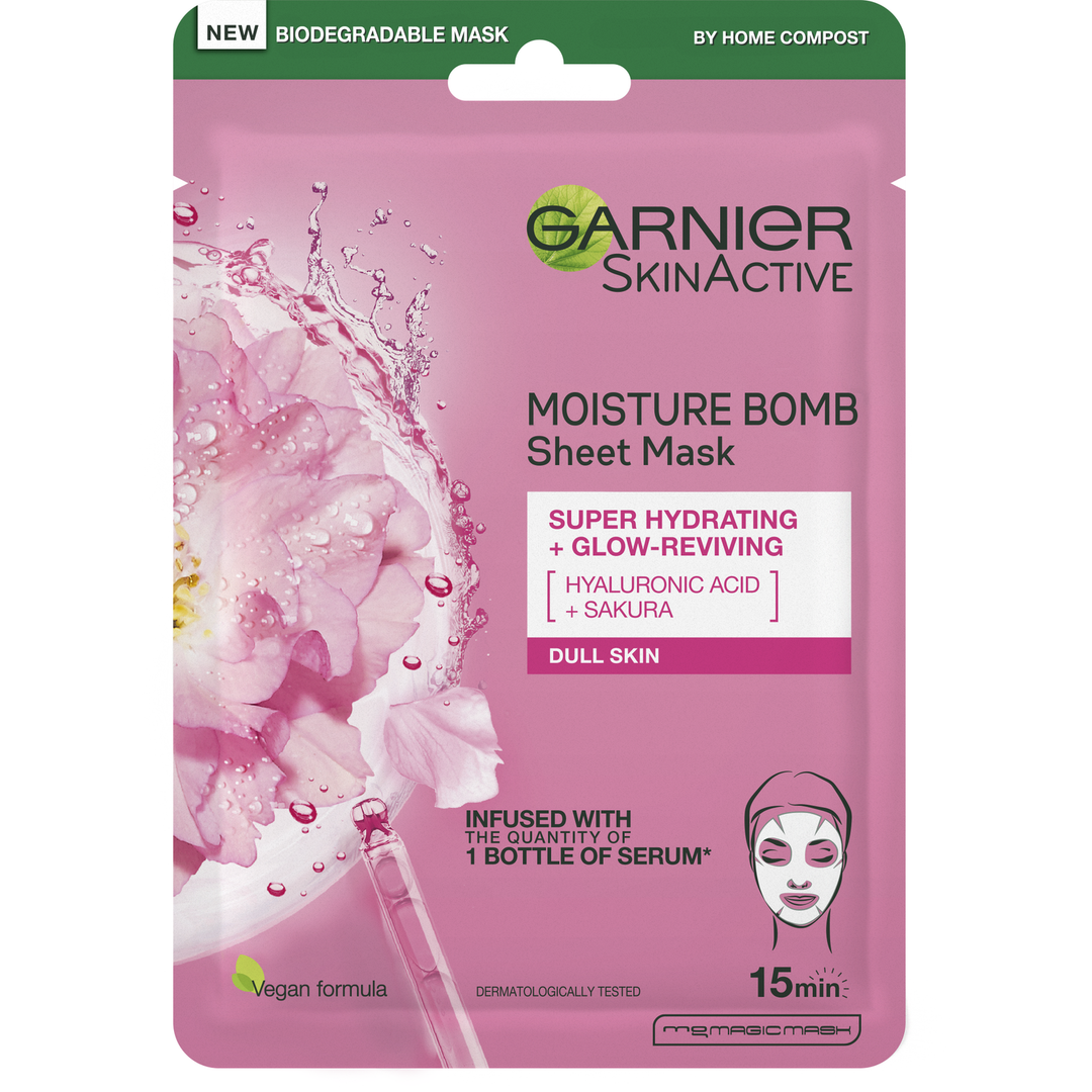 Moisture Bomb Sakura Sheet Mask - Pink - Image 1