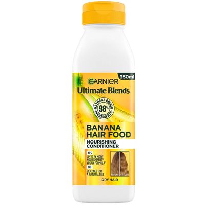 Garnier Ultimate Blends Nourishing Hair Food Banana Conditioner For Dry Hair 350ml - Thumbnail 2