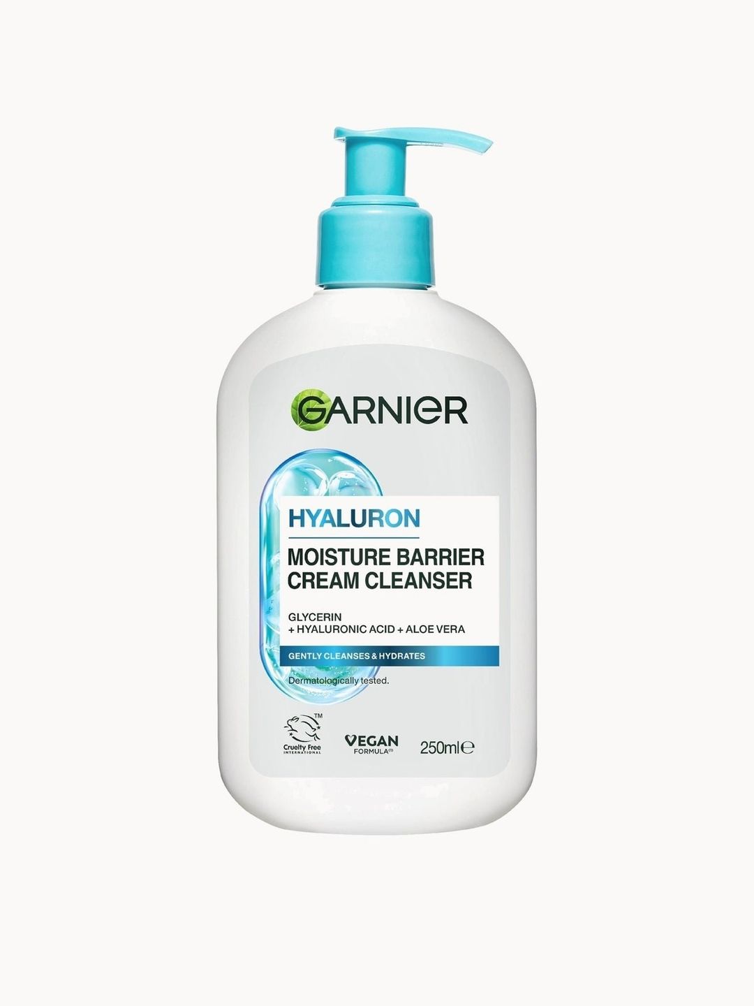 Garnier Women's Skin Active - Hyaluronic Aloe Soothing Cream Cleanser | Size: 250ml - Image 1