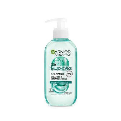 Garnier Hyaluronic Aloe Gel Wash 200ml - Green - Thumbnail 2