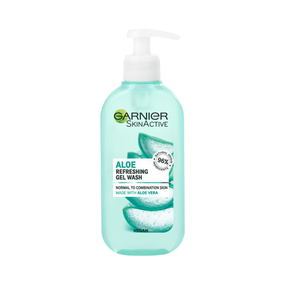 Garnier Hyaluronic Aloe Gel Wash 200ml - Green