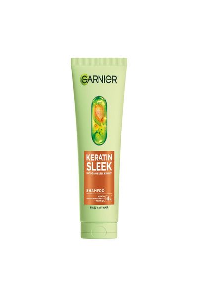 Garnier Keratin Sleek Shampoo 200ml - Thumbnail 2