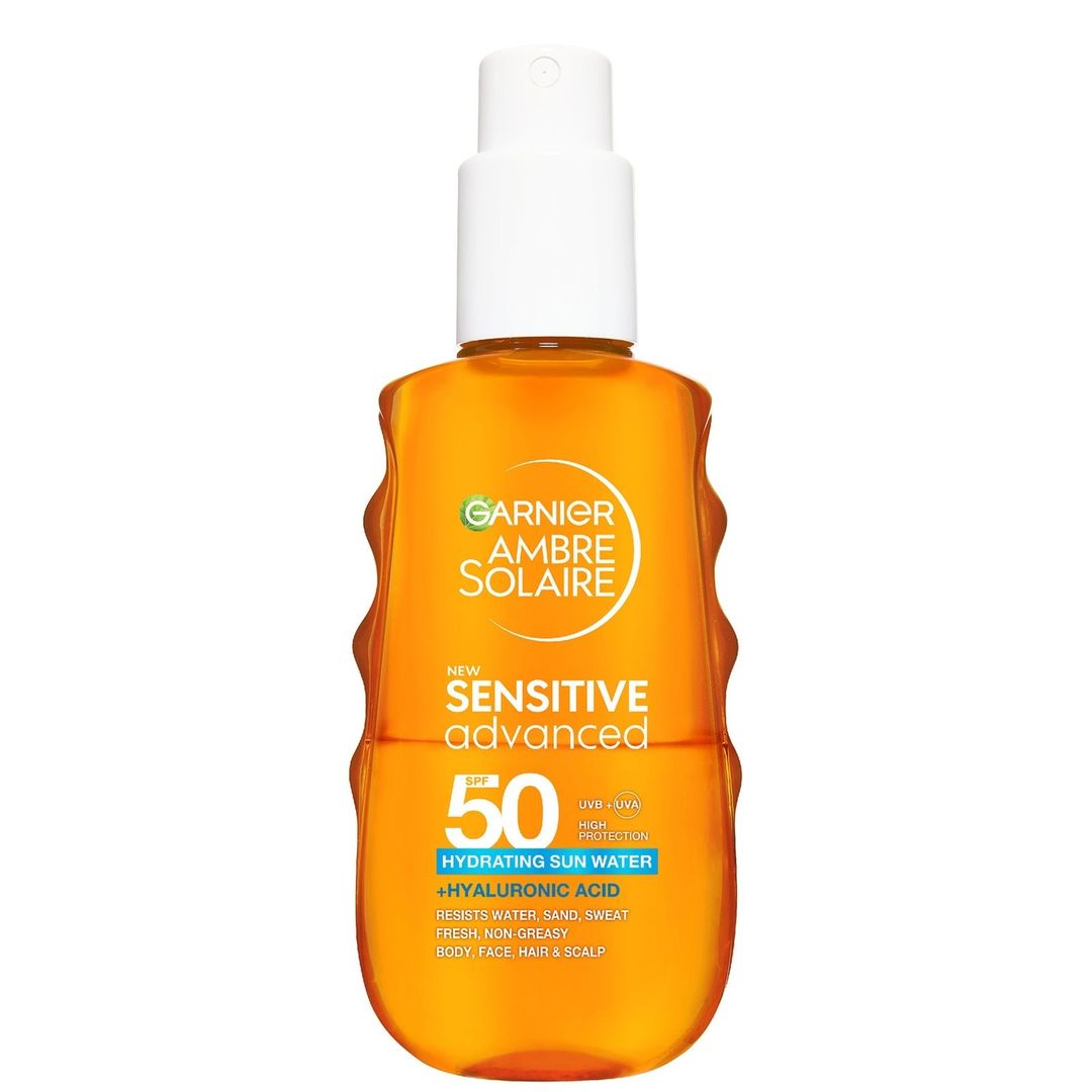 Garnier Women's Ambre Solaire Sensitive Advanced Sun Protection Water SPF50 150ml - Image 1
