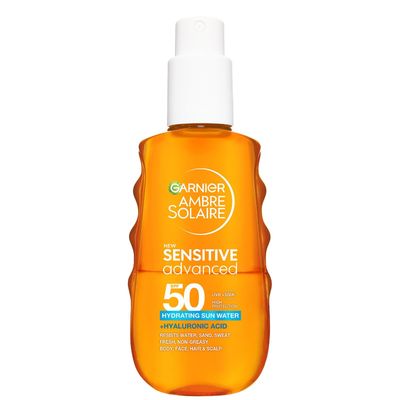Garnier Women's Ambre Solaire Sensitive Advanced Sun Protection Water SPF50 150ml