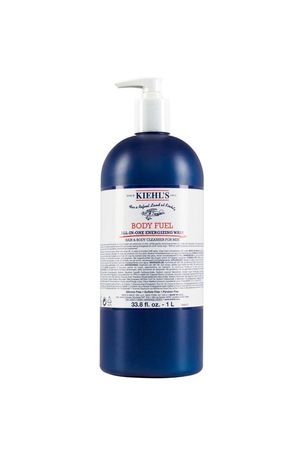 Kiehl's Men's Body Fuel All-In-One Energising Wash | Size: 1L - Image 1