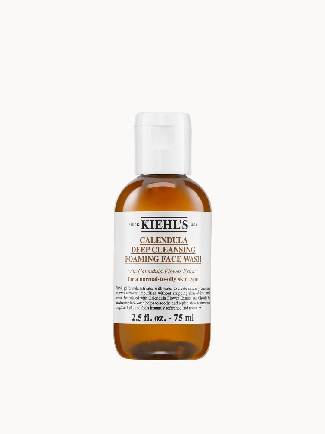 Kiehl's Calendula Deep Cleansing Foaming Face Wash (Various Sizes) - 75ml - Image 1