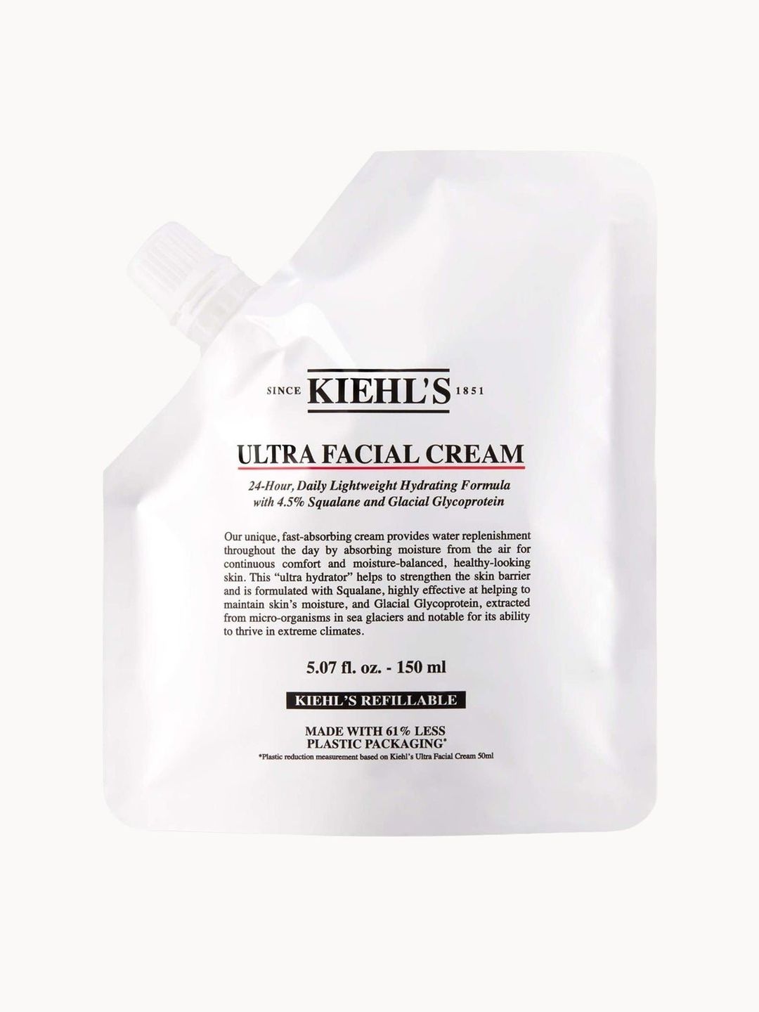 Kiehl's Ultra Facial Cream Refill Pouch 150ml - Image 1