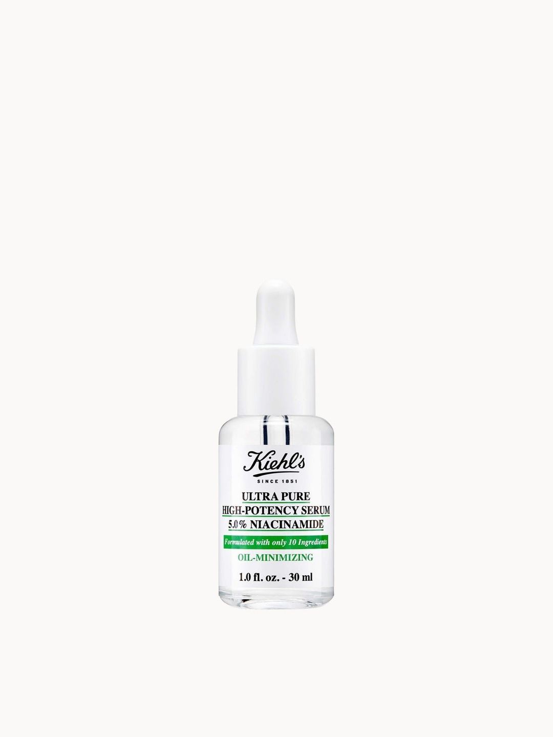Kiehl's Ultra Pure 5.0% Niacinamide Oil-Minimising High-Potency Serum 30ml - Image 1