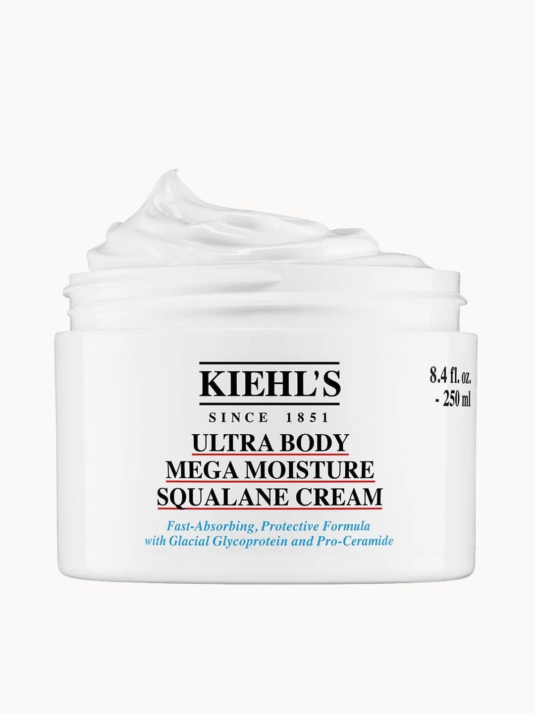 Kiehl's Ultra Body Mega Moisture Squalane Cream 250ml - Image 1