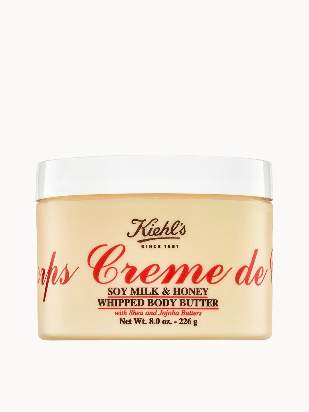 Kiehl's Creme de Corps Soy Milk & Honey Whipped Body Butter 226g - Image 1