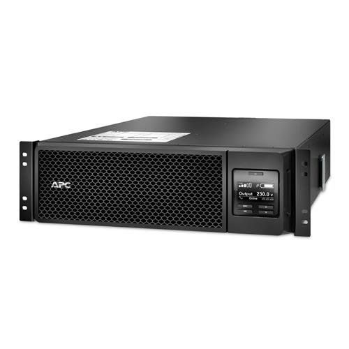 APC Smart-UPS On-Line, 5kVA, Rackmount 3U, 230V, 6x C13+4x C19 IEC outlets, Network Card, Extended runtime, W/ rail kit, 6-year warranty - Image 1