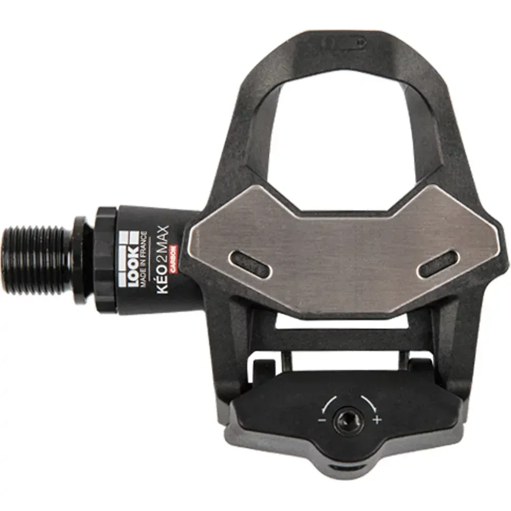Look Keo 2 Max Carbon Pedals with Keo Grip Cleat Black - Image 1