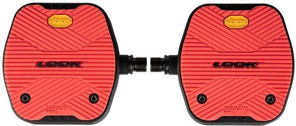 Look Geo City Grip Flat Pedals RED - Thumbnail 2