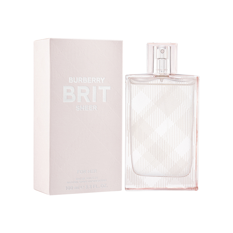 Burberry Brit Sheer Eau De Toilette 100ml - Pink - Image 1