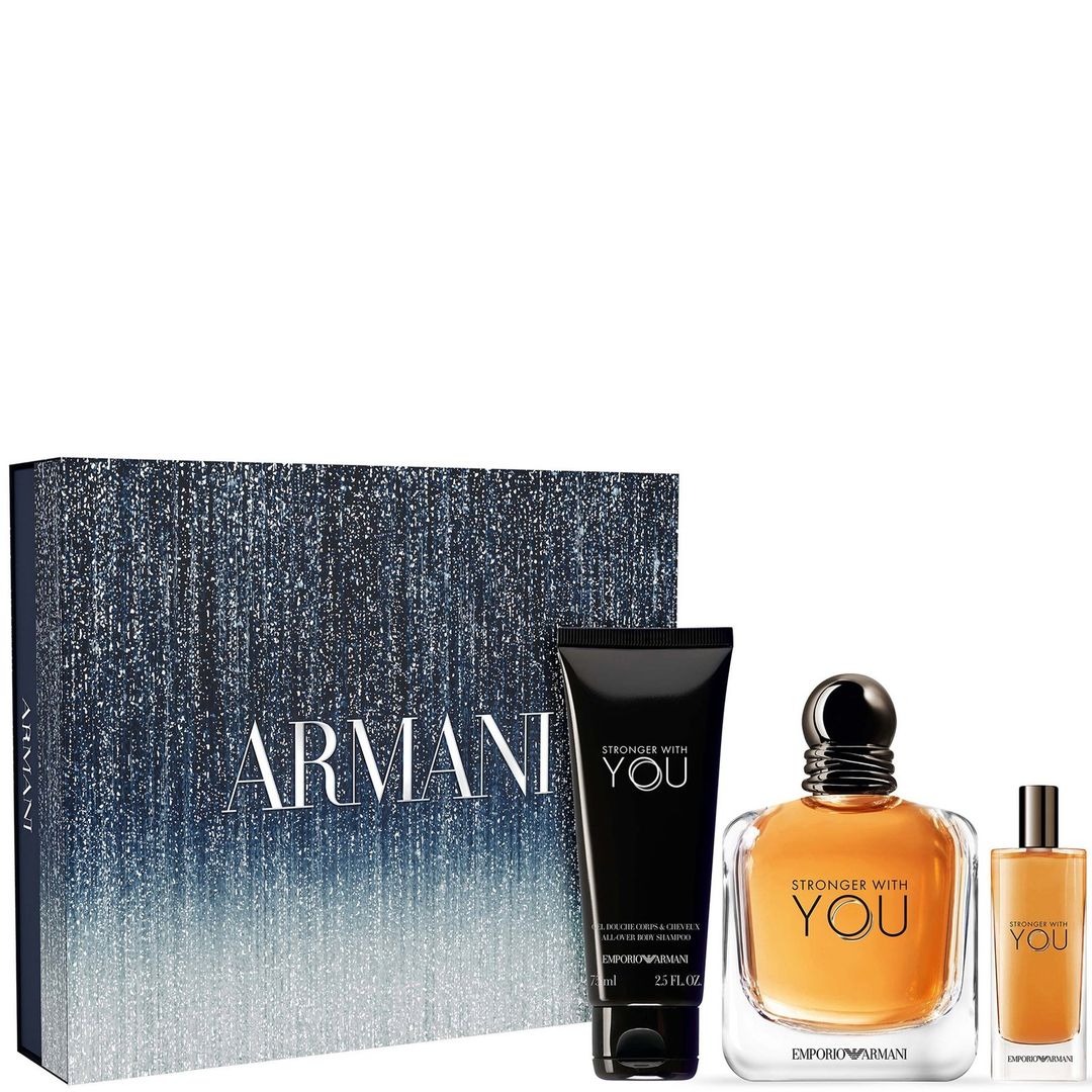 Armani Stronger With You Eau de Toilette 100ml Gift Set (Worth £104) - Image 1