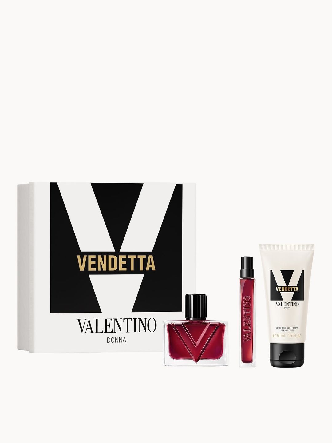 Valentino Vendetta Donna Eau de Parfum 50ml Gift Set (Worth £132) - Image 1