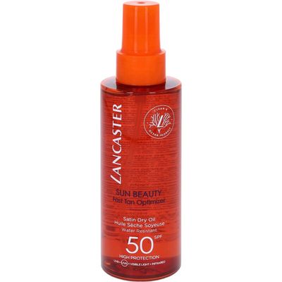 Lancaster Sun Beauty Fast Tan Optimizer Satin Dry Oil SPF50 150ml