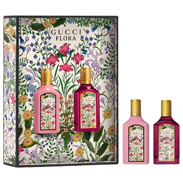 Gucci Flora Gorgeous Gardenia Eau de Parfum 2 x 5ml Spray Gift Set - Image 1