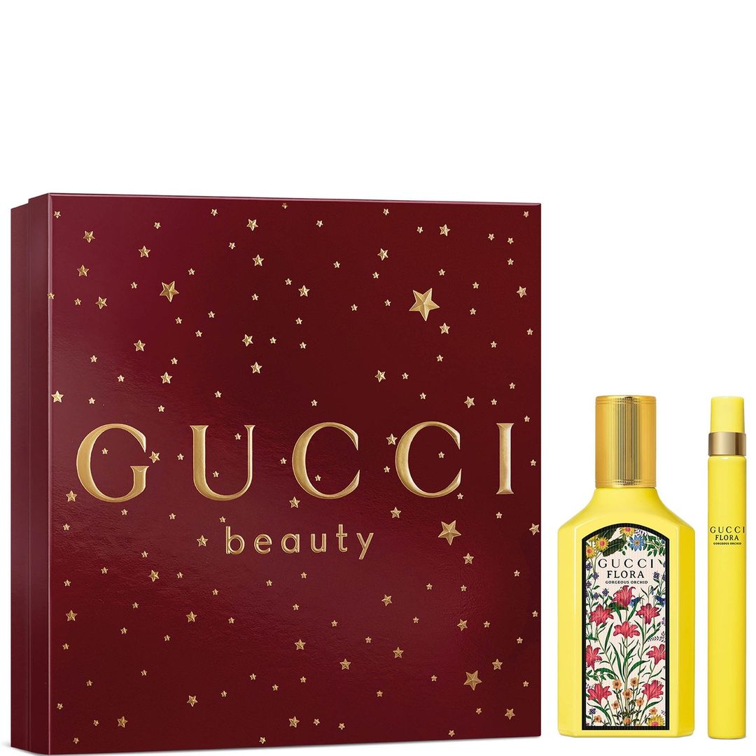 Gucci Flora Gorgeous Orchid EDP 50ml Gift Set (Worth £118) - Image 1
