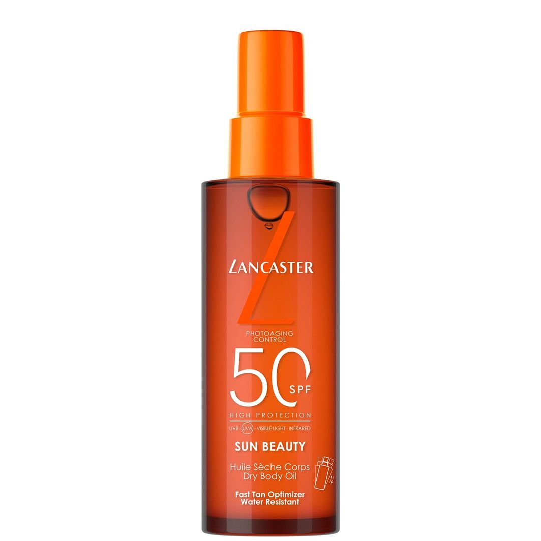 Lancaster Sun Beauty Satin Dry Oil Fast Tan Optimizer for Body SPF50 150ml - Image 1