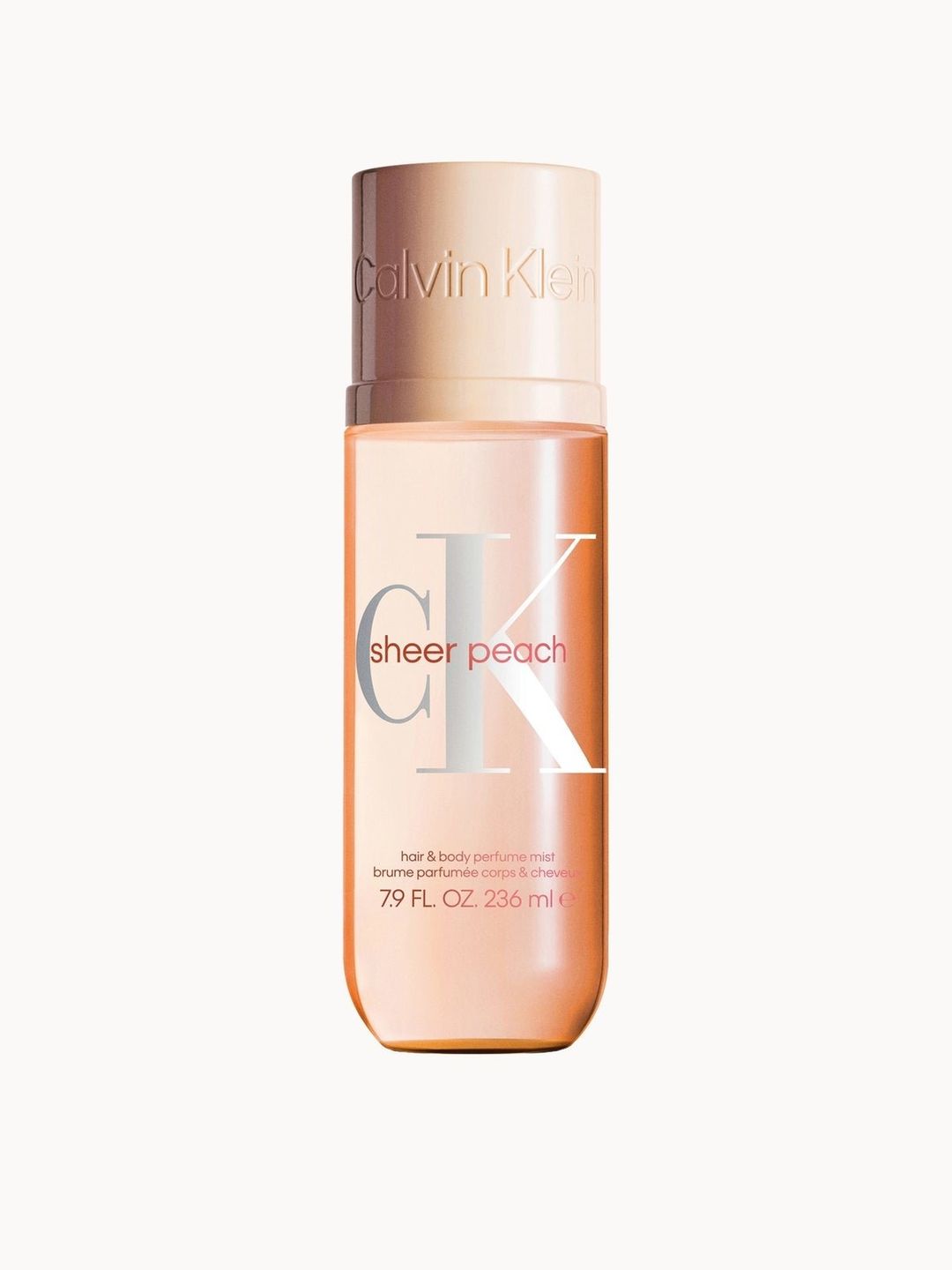 Calvin Klein Women's CK Sheer Peach Hair & Body Perfume Mist in Misc | Size: 236ml - Image 1