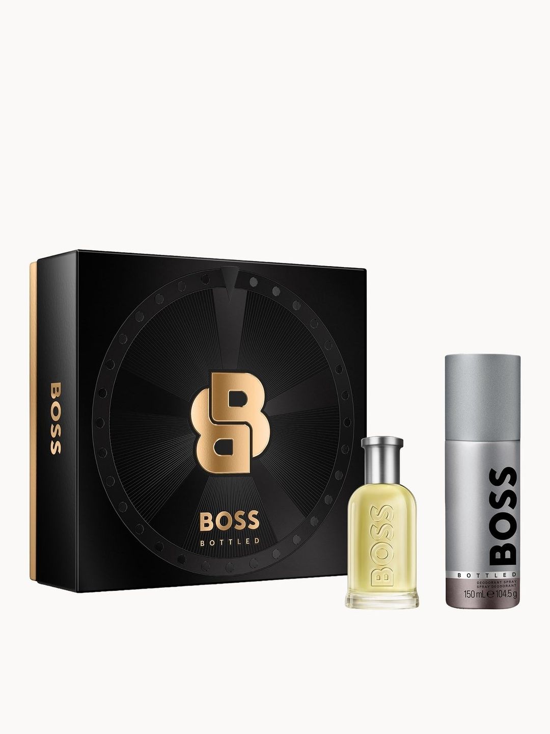 BOSS Bottled Eau de Toilette for Men and Deodorant Spray Duo Gift Set 50ml & 150ml - Image 1