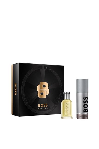 BOSS Bottled Eau de Toilette for Men and Deodorant Spray Duo Gift Set 50ml & 150ml - Thumbnail 2