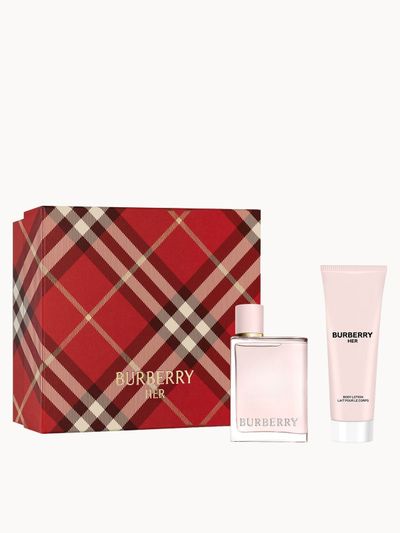 Burberry Her Eau de Parfum for Women and Body Lotion Duo Gift Set 50ml & 75ml