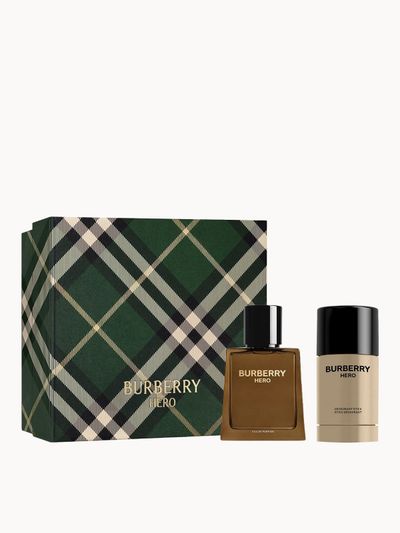 Burberry Hero Eau de Parfum for Men and Deodorant Duo Gift Set 50ml & 75ml