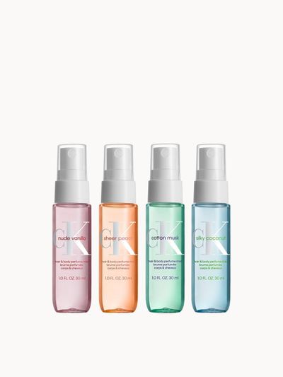 Calvin Klein Women's Hair & Body Mist Travel Set 4 x 30ml in Misc