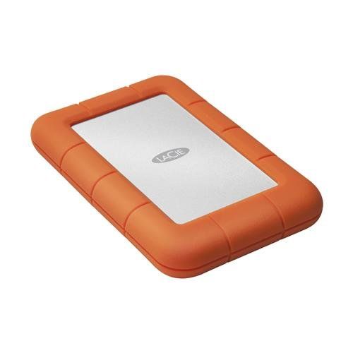 LaCie Rugged Mini external hard drive 4 TB 5400 RPM Micro-USB B 3.2 Gen 1 (3.1 Gen 1) Orange - Image 1