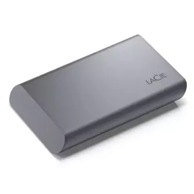 LaCie Mobile SSD Secure Thunderbolt technology 500 GB USB Type-C 3.2 Gen 2 (3.1 Gen 2) Grey - Thumbnail 2