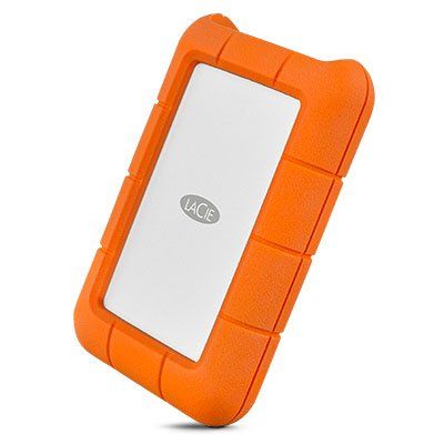 LaCie Rugged USB-C external hard drive 2 TB 2.5" USB Type-C 3.2 Gen 1 (3.1 Gen 1) Orange, Silver - Image 1