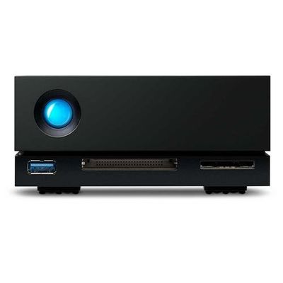 LaCie 1big Dock external hard drive 8 TB 7200 RPM 3.5" USB Type-A 3.2 Gen 1 (3.1 Gen 1) Black