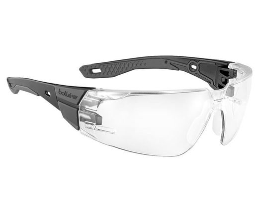 Bolle, Rush+ 2.0, Safety Glasses, Clear HD, Eco-Friendly - White