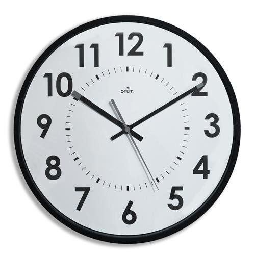 Cep Orium By Cep Silent Quartz Analogue Wall Clock 310Mm White/Black - 2112440011 - Image 1