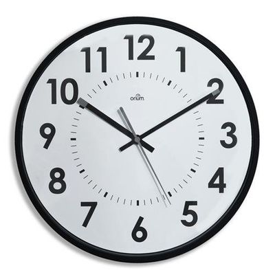 Cep Orium By Cep Silent Quartz Analogue Wall Clock 310Mm White/Black - 2112440011