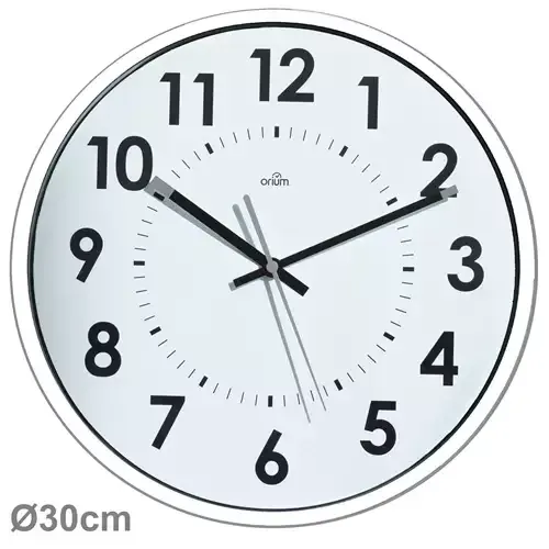 CEP Orium by Cep Silent Quartz Wall Clock 300mm White - 2112470021 - Image 1