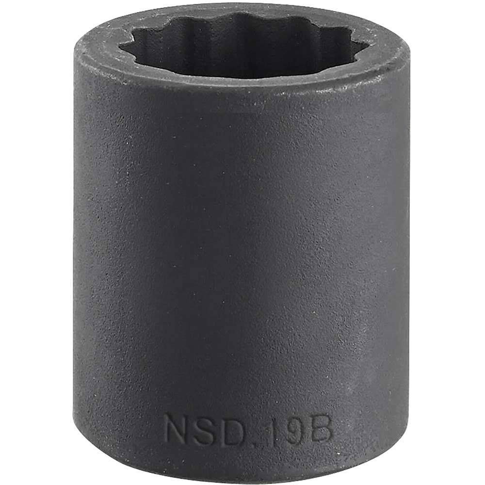 Facom 1/2" Drive Bi Hexagon Impact Socket Metric 1/2" 8mm - Image 1