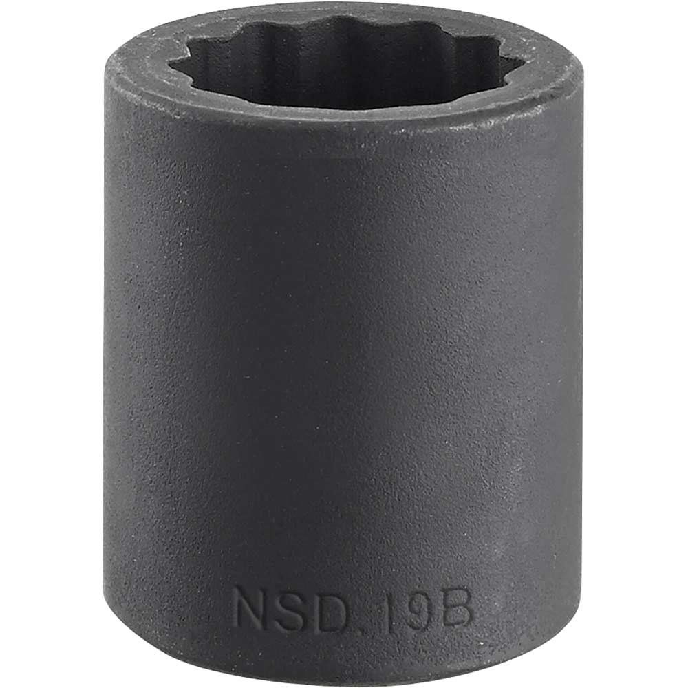 Facom 1/2" Drive Bi Hexagon Impact Socket Metric 1/2" 19mm - Image 1