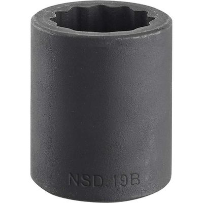 Facom 1/2" Drive Bi Hexagon Impact Socket Metric 1/2" 19mm