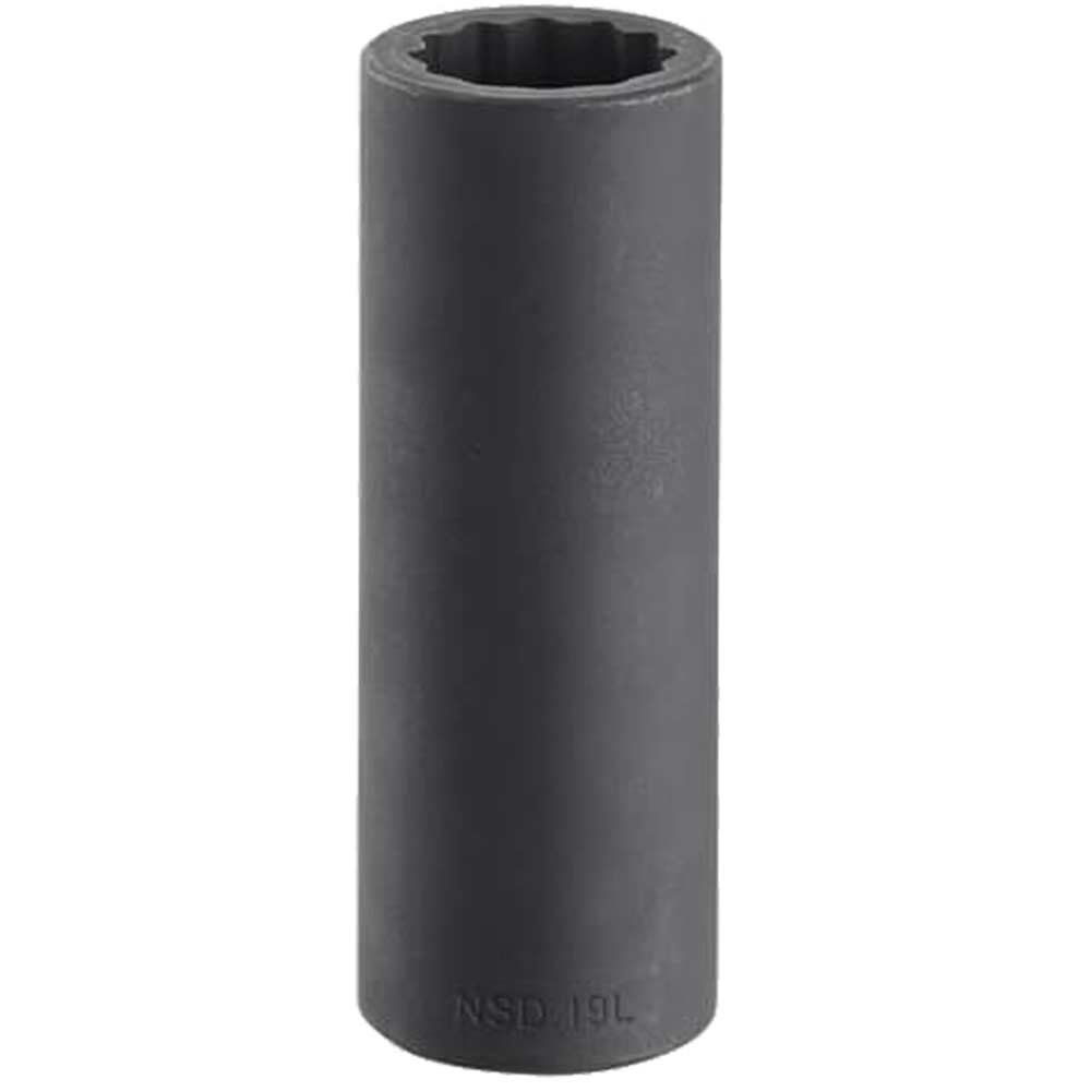 Facom 1/2" Drive Deep Bi Hexagon Impact Socket 1/2" 12mm - Image 1
