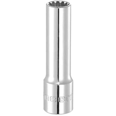 Facom 3/8" Drive Chrome Thin Wall Spline Socket 3/8" M18 63mm