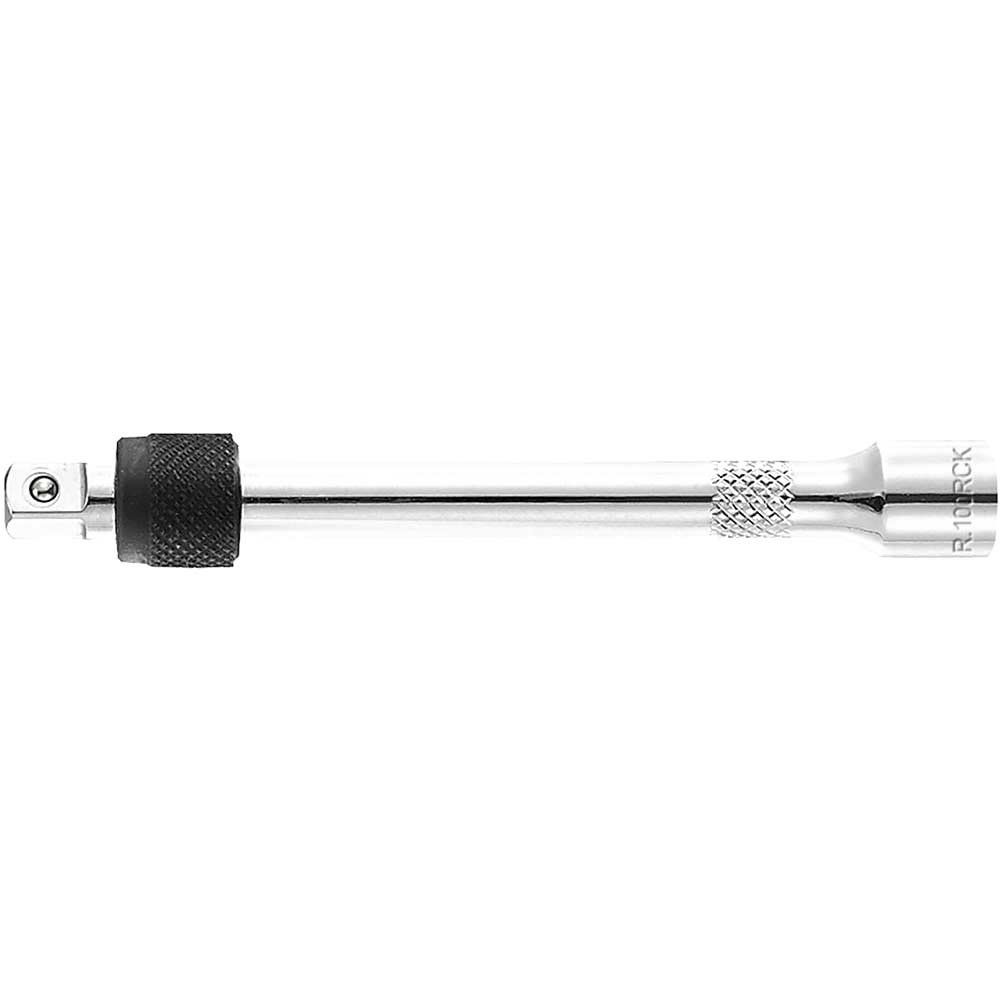 Facom 1/4" Drive Chrome Knurled Locking Socket Extension Bar 1/4" 100mm - Image 1